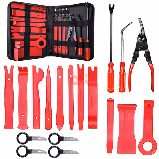 18 PCS Plastic Deurpanee Car Interior Opening Repair Tool Auto Dashboard Panel Audio Trim Clip Removal Tool