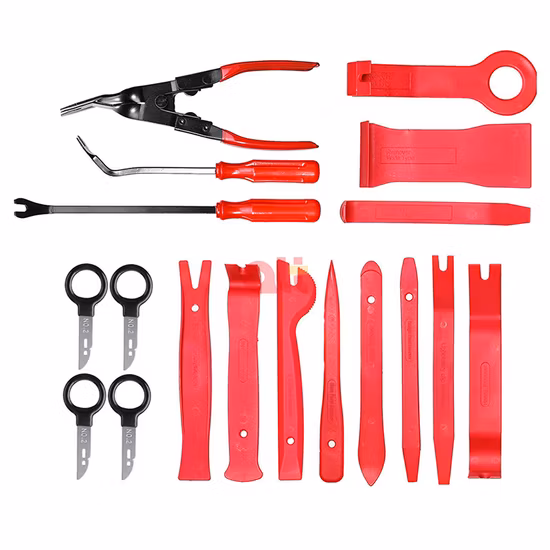 18 PCS Plastic Deurpanee Car Interior Opening Repair Tool Auto Dashboard Panel Audio Trim Clip Removal Tool
